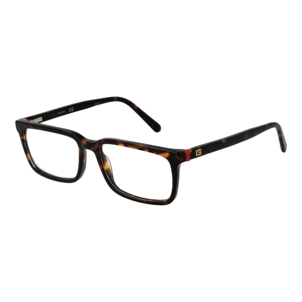 NWT Guess GU50068-V-052-52 Brown Rectangle 52mm Eyeglasses
